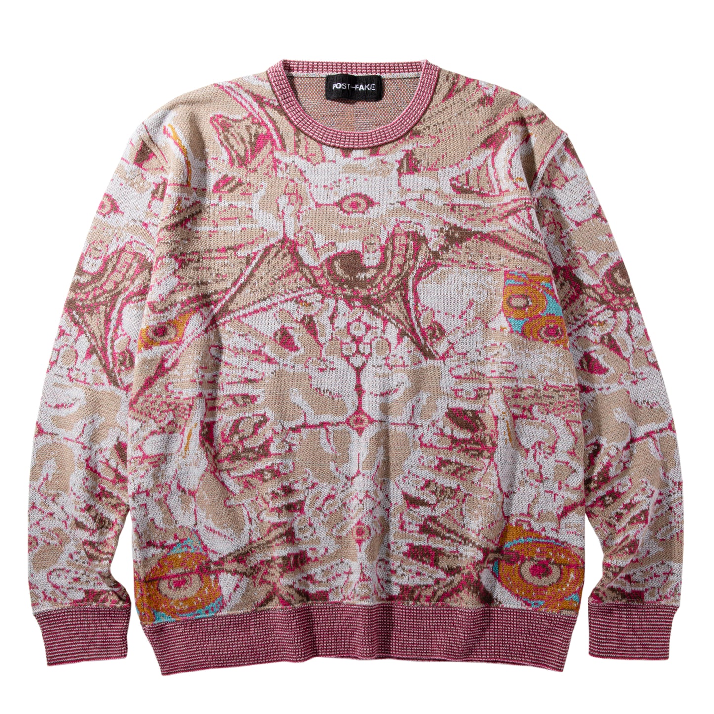 SHINTARO KAGO X POST-FAKE / GRAPHIC JACQUARD SWEATER