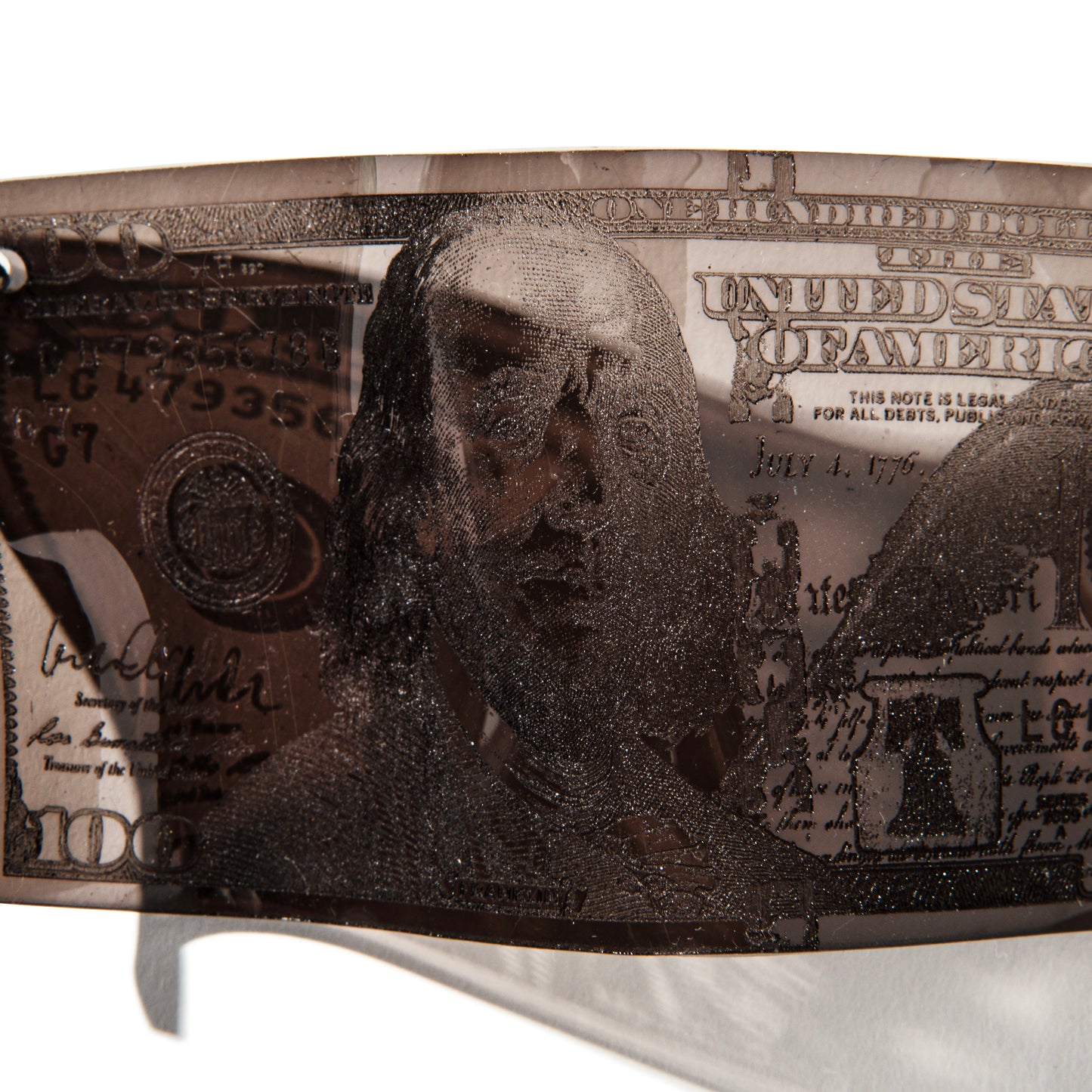 ACRYLIC BANKNOTE KEYRING